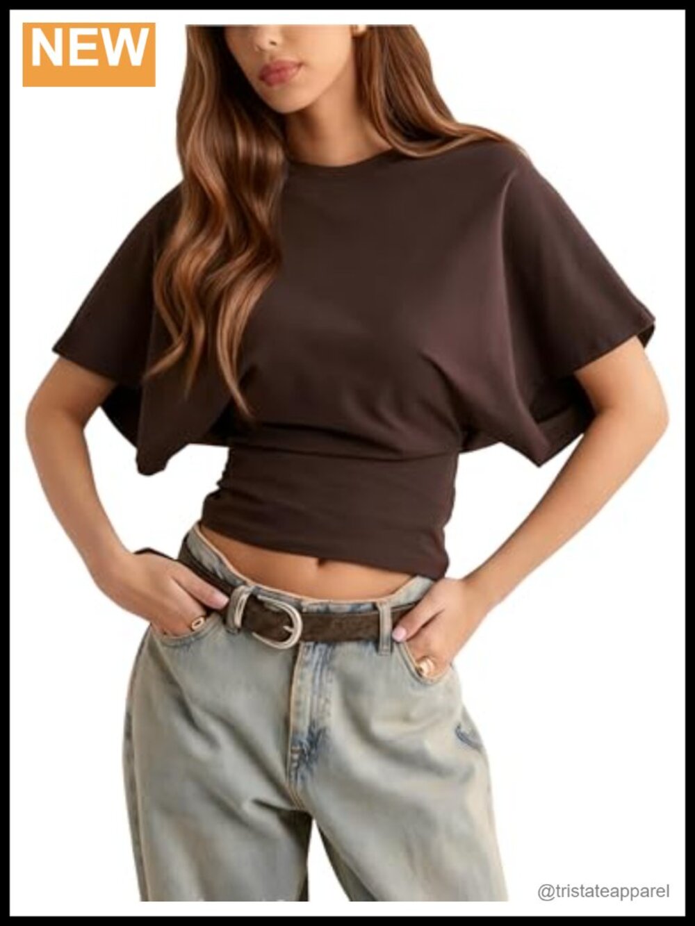 Lumister Womens Crewneck Short Sleeve Workout T-Shirt Fitted Top